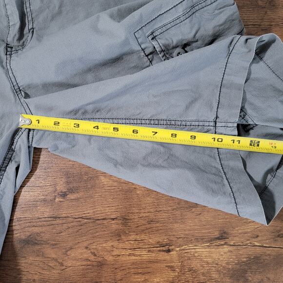 Wearfirst Cargo Shorts Grey Ripstop Mens Sz 38 Fisherman Outdoors Hiking Cabin - Picture 7 of 12